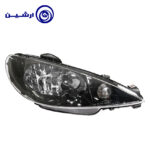 چراغ جلو 206 ( استیل – دودی ) نورگستر (NGCO)
