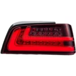 خطر پرشیا طرح لکسوس قرمز دودی سه بعدی ( رفلکتور مشکی ) نورگستر اسپرت